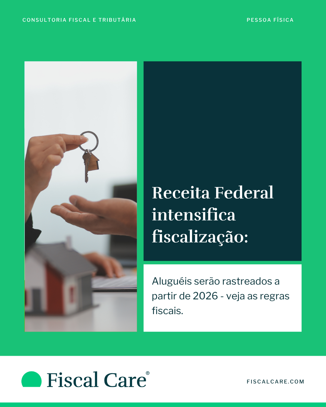 A partir de 2026, quem não declara aluguel pode ter uma surpresa da Receita.